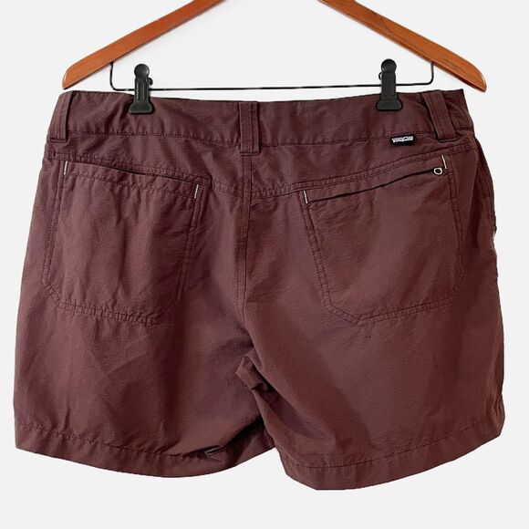 Patagonia Brown Borderless Shorts 5" Inseam Nylon Size 12 - Picture 2 of 6